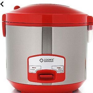 Cooks Essential multi cooker your choice of red, black or blue. All our new